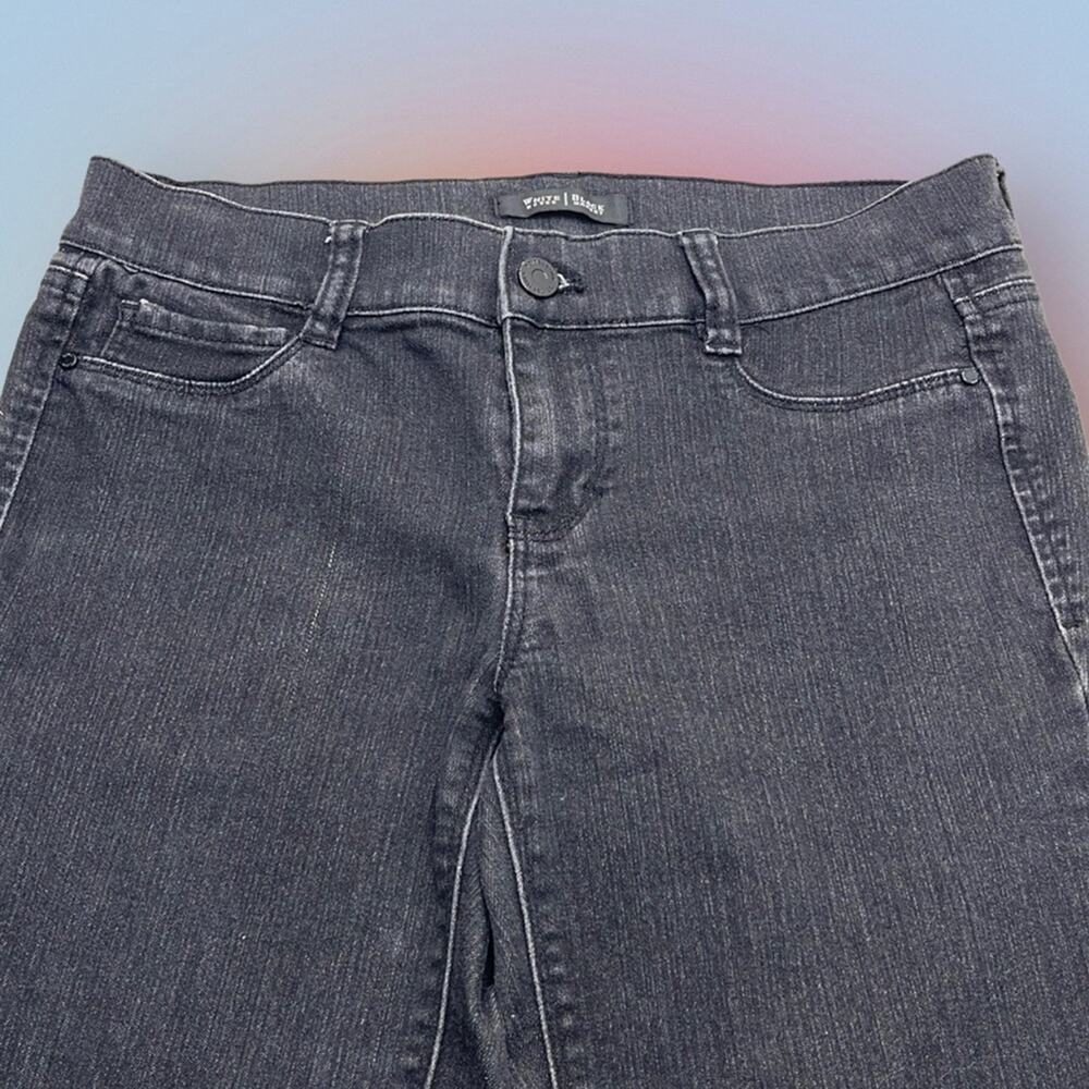 WHITE HOUSE BLACK MARKET Women’s Small Black Gray Skinny Leg Jeans